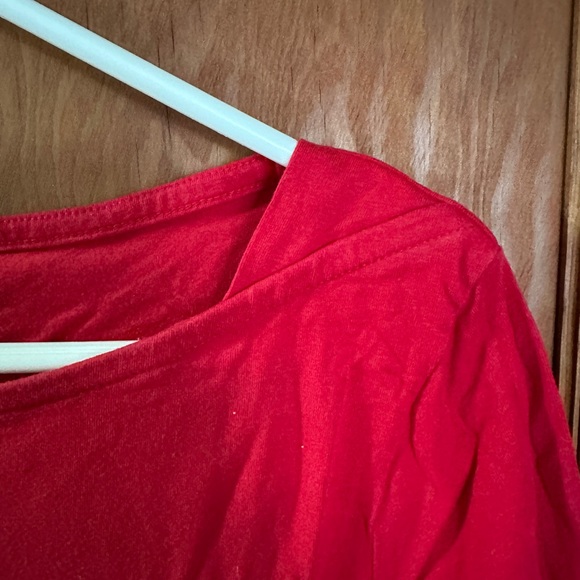 Red 3/4 Sleeve Tee - Picture 3 of 3